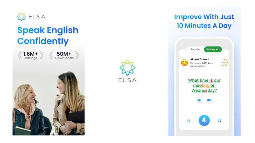 Learn english With Elsa Speak Best AI Apps for Android and iOS