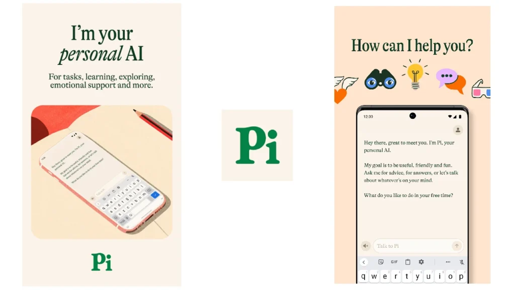 Pi Chatbot AI Apps for Android and iOS