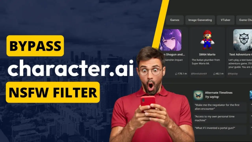 character ai stable ai prompts bypass nsfw filter
