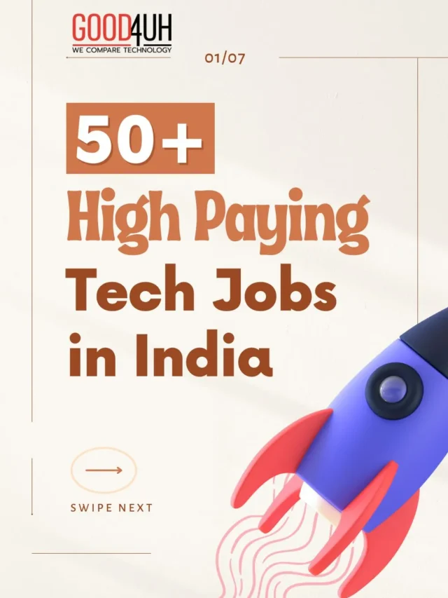 50+ High paying tech Jobs in India with Annual Salary